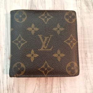 Louis Vuitton Monogram Port Vie Carte Credit  Folding Wallet Brown